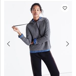 Madewell Cropped Boxy Hoodie Size M